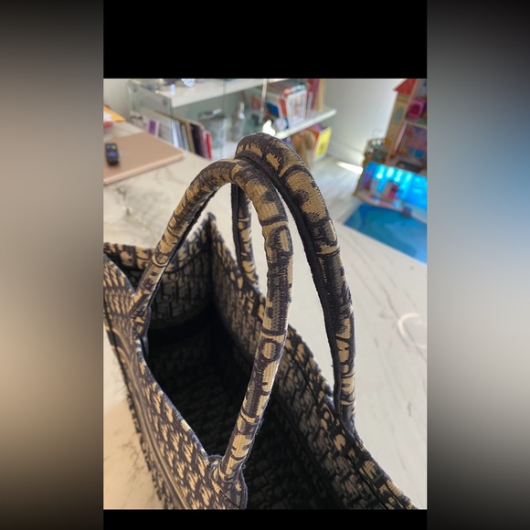 Lightly used large size Christian Dior Tote with dust bag - Picture 8 of 16